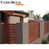 Outdoor metal Garden Privacy fence screen Horizontal privacy Aluminum fence Decorated with black aluminum privacy fence panel