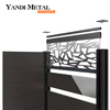 Yandi decorates garden pool with aluminum palisade panels of mamwood