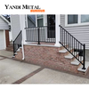 Classical simple galvanized steel aluminum alloy railings Wrought iron outdoor/indoor stair railings