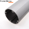 Aluminium flat heat pipe / aluminum heat sink large sizes / large diameter aluminum pipe manufacturer