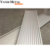 Aluminium flat heat pipe / aluminum heat sink large sizes / large diameter aluminum pipe manufacturer
