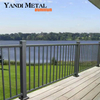 Newly designed aluminum fence railings are custom made for aluminum balconies and stair balconies of any size