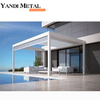 Sliding glass door gazebo Aluminum outdoor waterproof garden Electric outdoor gazebo and aluminum outdoor gazebo