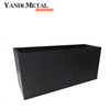 Modern planter Large outdoor aluminum metal planter Square aluminum garden planter Planter Black flower plant box