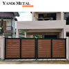 Garden WPC wood-plastic composite gate and fence design