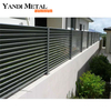 Easy to assemble classic design galvanized steel full privacy modern security fence