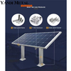 Powder coated Support angle Profiles 6005 Pv module Aluminium Solar Panel frame supplier with cutting bending punching