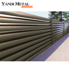 High quality outdoor decor Privacy fence Aluminum metal horizontal slats garden patio fence panels