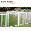 New arrival factory direct aluminum plate fence post white black villa backyard picket security aluminum fence