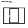 Yandi Aluminum professional design can be customized double glazing aluminum insulation window with screen
