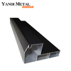 Frame anodized aluminum extruded profile material custom 60063 aluminum profile manufacturer high quality