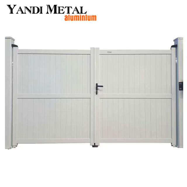 Modern swing lane doors Electric Automatic electric Aluminum lane doors Privacy Sliding lane doors Aluminum houses