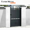 Custom modern design aluminum fencing and house gates 6063 T5 aluminum gates
