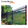 Cheap garden fence aluminum sheet picket fence Spare top black outdoor trim aluminum security fence