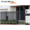 Modern design horizontal slats aluminum fence plate Aluminum metal fence Louvre screen blade fence