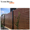 Privacy Aluminum balcony Security Black powder-coated aluminum fence network gate garden fence panel