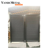 Custom aluminum profile for privacy aluminum strip fence Horizontal aluminum louver fence panel