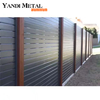 Manufacturers of newly designed garden aluminum fence panels Cheap metal fence panels aluminum