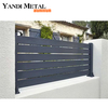 Aluminum garden fence panel fence with durable quality slatted vertical fence Factory price customized security