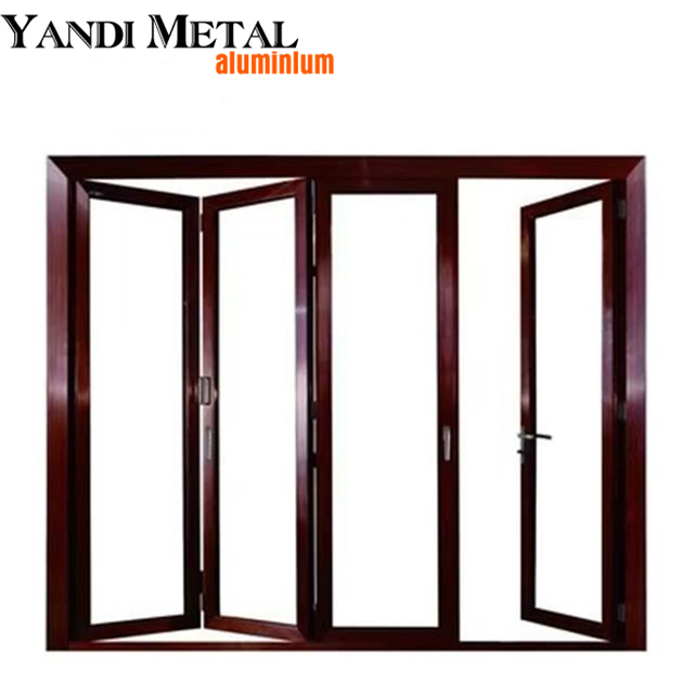 Popular modern design aluminum profile glass bathroom balcony bedroom sliding door Indian with gauze mesh