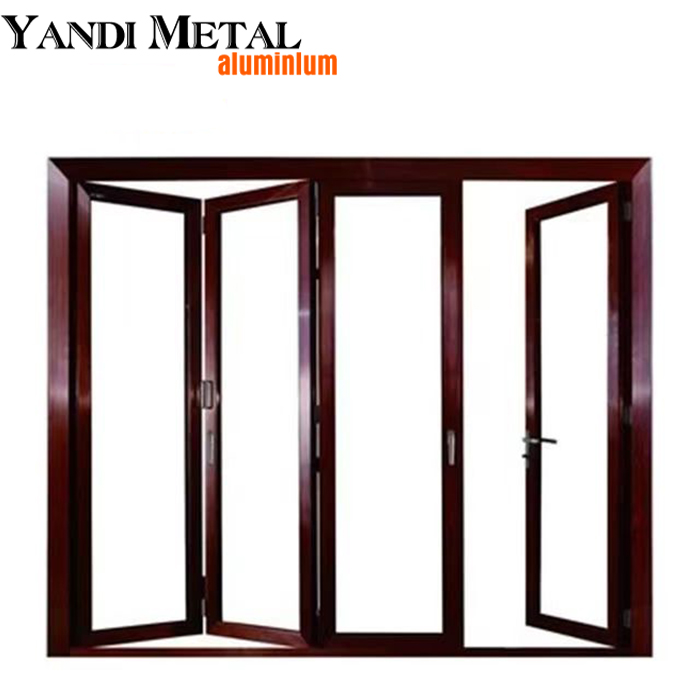 Popular modern design aluminum profile glass bathroom balcony bedroom sliding door Indian with gauze mesh