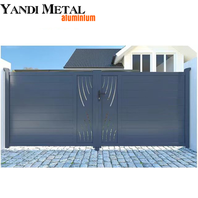 The latest modern aluminum door design House metal automatic sliding door entrance Aluminum door
