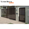 Design modern aluminum doors Automatic electric doors Custom grille doors Sliding aluminum residential doors