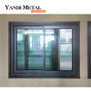 Yandi top brand high quality aluminum steel hinge stainless steel energy-saving hurricane sliding window
