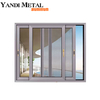 Custom heat break waterproof Modern toughened glass aluminum bifold doors for home and outdoors