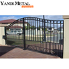Outdoor metal aluminum welded fence door Villa home powder paint security outside entrance aluminum door