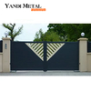 Aluminum Metal doors Driveway electric sliding metal garden door Design Patio Aluminum sliding metal door design Folding door