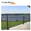 Classical simple galvanized steel aluminum alloy railings Wrought iron outdoor/indoor stair railings
