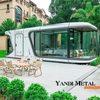 Economical mobile prefabricated 2 bedroom small family cabin Prefabricated space capsule Smart container cabin
