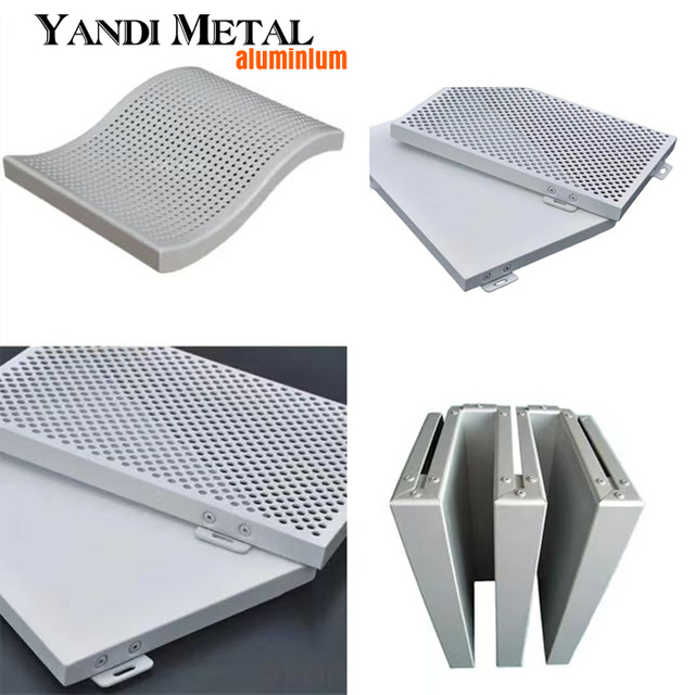 Alucobond metal siding perforated Soild aluminum siding exterior