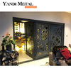 Custom style Aluminum Laser Cutting pergana Screen Panel Laser cutting Privacy screen Durable metal laser cutting screen