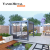 Aluminum glass roof pavilion awning system, aluminum glass roof skylight structure roof glass awning
