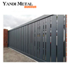 Modern cantilever gate system Garden Aluminum Pedestrian gate Automatic privacy sliding Aluminum cantilever gate kit