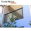 Newly designed aluminum fence railings are custom made for aluminum balconies and stair balconies of any size