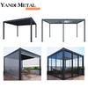Sliding glass door gazebo Aluminum outdoor waterproof garden Electric outdoor gazebo and aluminum outdoor gazebo