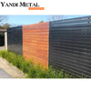 Easy to assemble classic design galvanized steel full privacy modern security fence