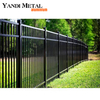 Privacy Garden fence Aluminum metal pickets decorated steel fence Wrought iron fence panels