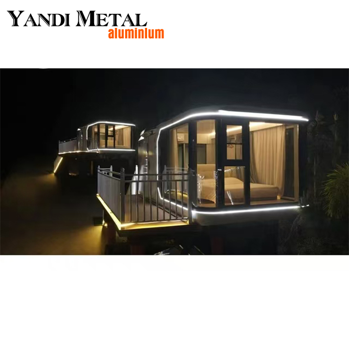 Space capsule Mobile Home bed Hotel cabin Prefabricated modular container small capsule room with kitchen and bathroom