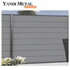 High quality decorative garden courtyard residential outdoor wood-plastic fence panel Low maintenance full semi-privacy fence