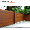 Modern Design Garden fence Cheap Privacy Aluminum fence Customer designs decorative powder-coated aluminum fence