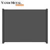 Modern garden metal fence panels Anodized powder coated optional aluminum fence slats Aluminum privacy fence panels