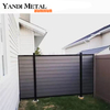 Hot selling Black aluminum fence Residential Security fence Fence Garden WPC aluminum fence panel