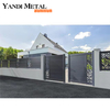 Manufacturers custom luxury aluminum alloy double door villa entrance gate aluminum art casting aluminum door