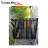 Easy to install low maintenance aluminium garden fence profile network for home outdoors