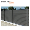 Top metal guardrail plate waterproof UV protection outdoor garden privacy aluminum guardrail plate