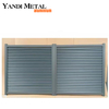 Custom aluminum profile for privacy aluminum strip fence Horizontal aluminum louver fence panel